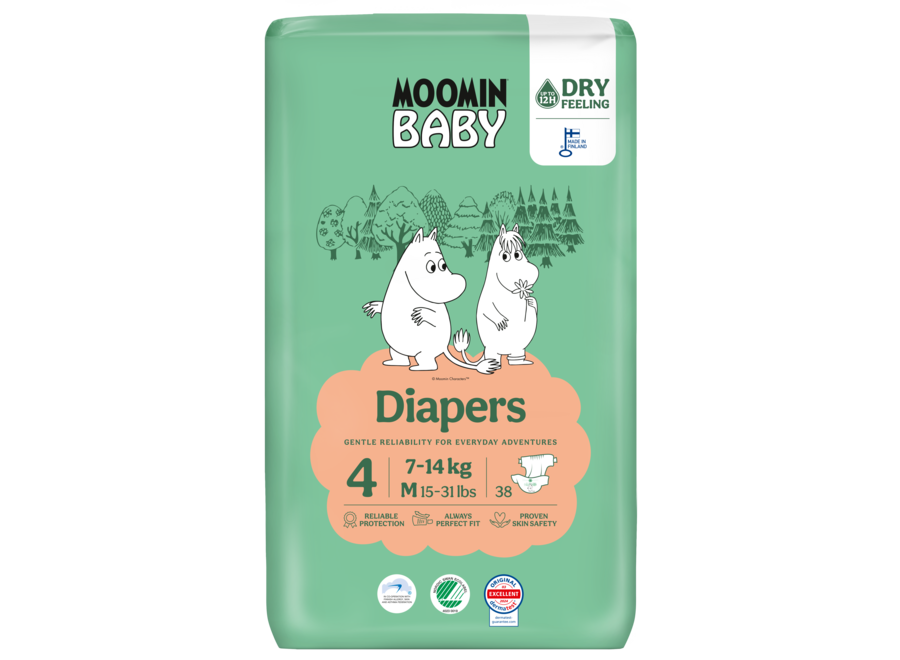Eco Luiers - maat 4 - 7 t/m 14 kg