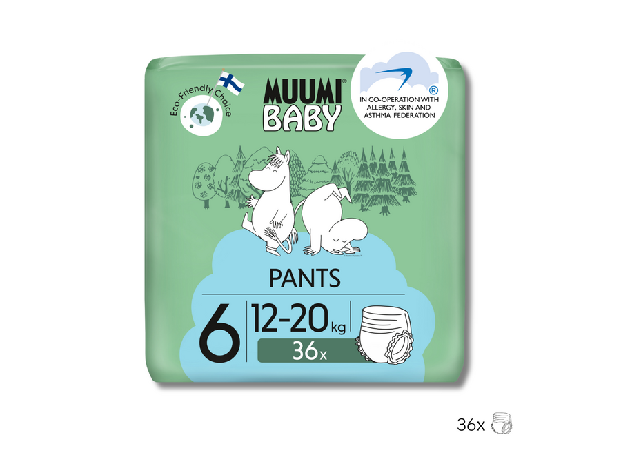 Moomin - Eco Windelhosen - Größe 6 - 12 bis 20 kg