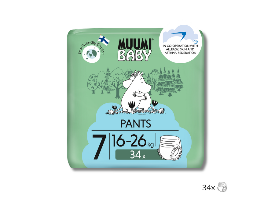 Moomin - Eco-Windelhosen - Maat 7 - 16 t/m 26 kg