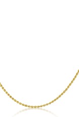 18 karat yellow gold rope chain