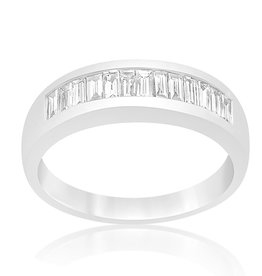 18kt wit goud ring met 0.56 CT diamanten