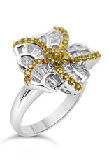 18k wit goud ring met 1.50 ct diamanten