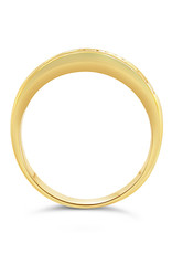 18k geel goud ring met 0.97 ct diamanten