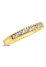 18k geel goud ring met 0.55 ct diamanten