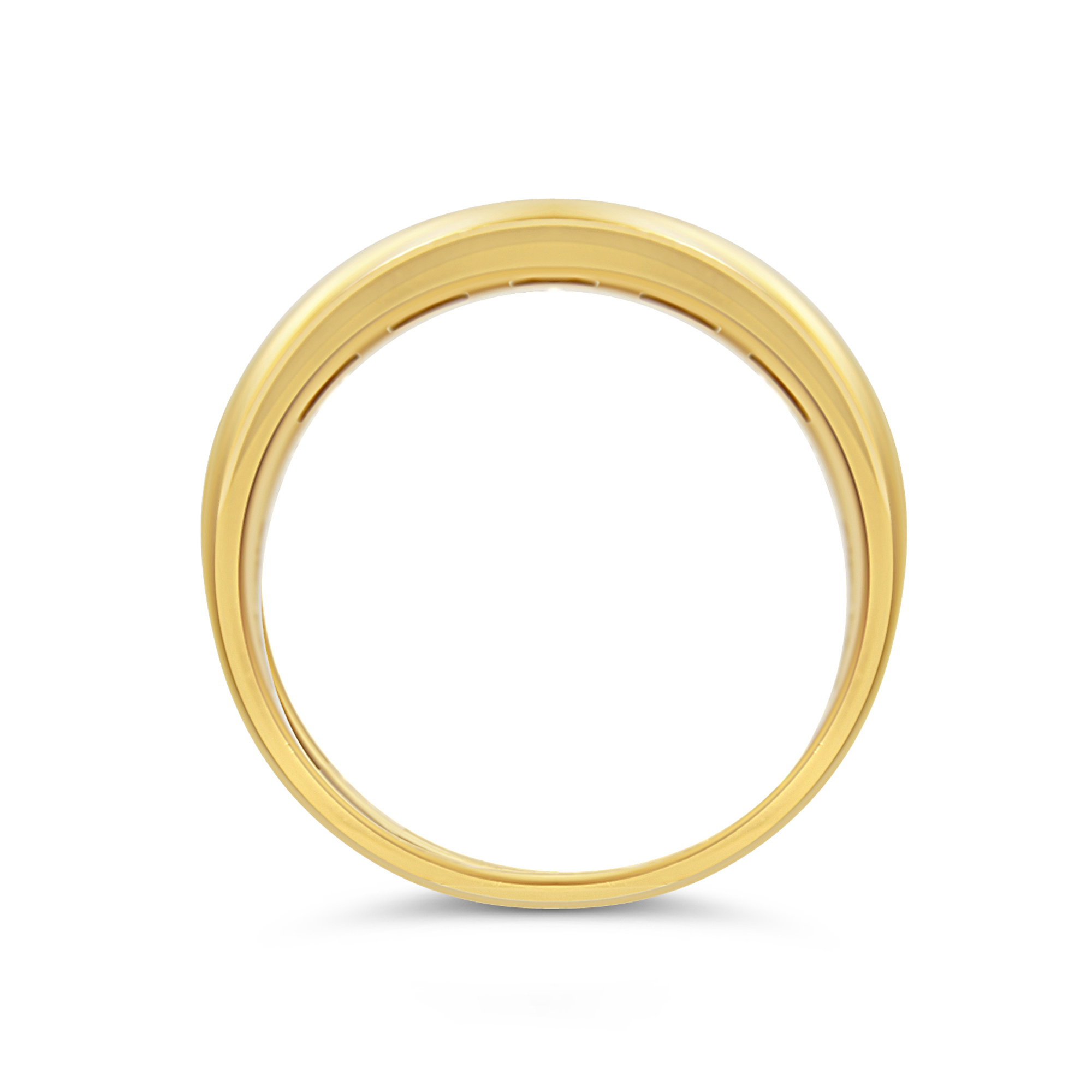 18k geel goud ring met 0.55 ct diamanten