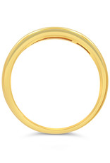 18k geel goud ring met 0.42 ct diamanten