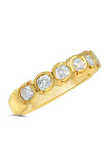 18k geel goud ring met 0.63 ct diamanten