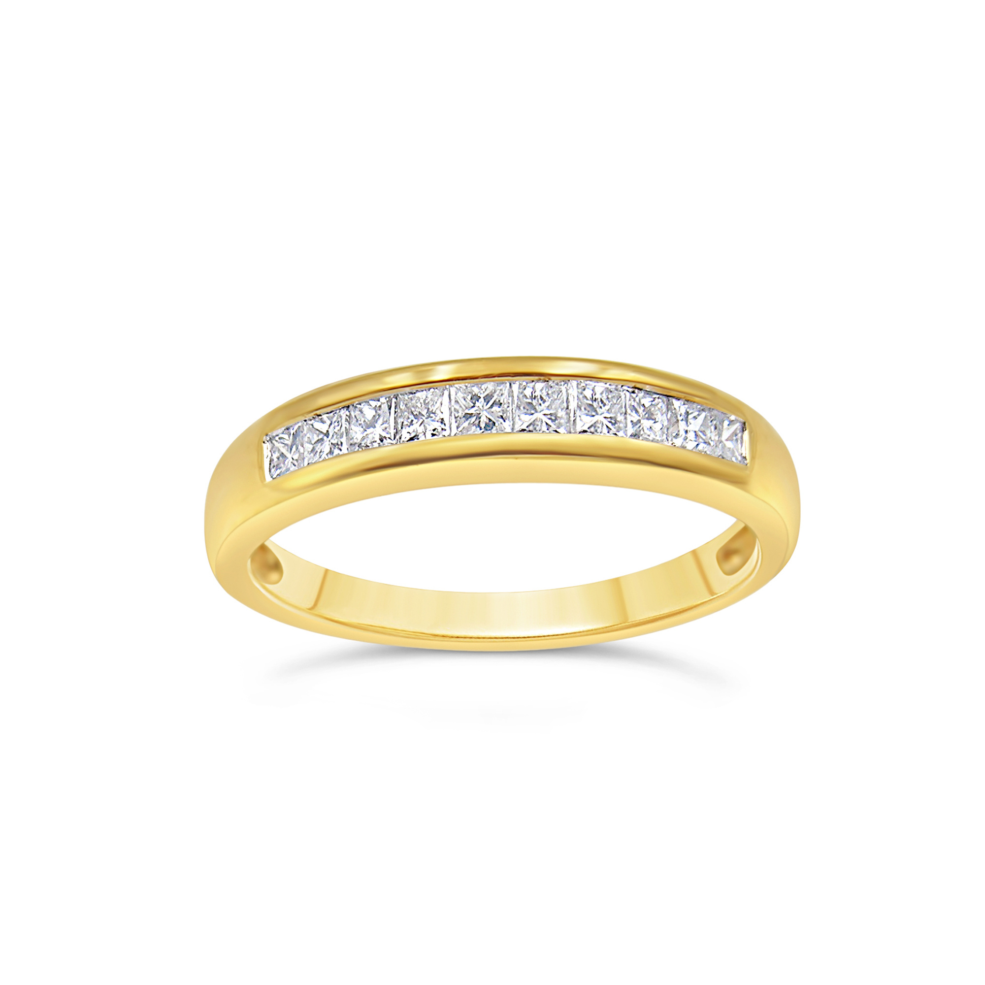 18k geel goud ring met 0.42 ct diamanten