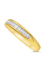 18k geel goud ring met 0.42 ct diamanten