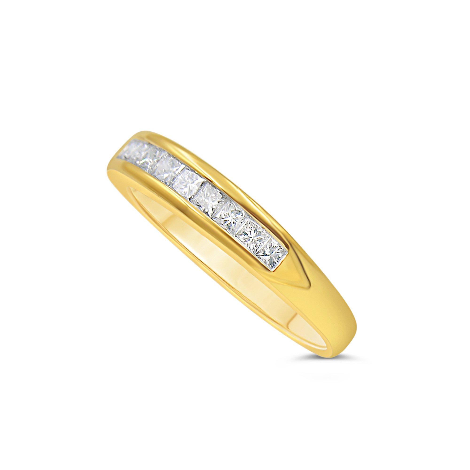 18k geel goud ring met 0.42 ct diamanten