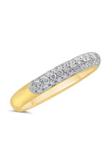 18k geel & wit goud ring met 0.50 ct diamanten