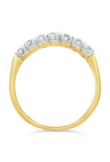 18k geel & wit goud ring met 0.60 ct diamanten