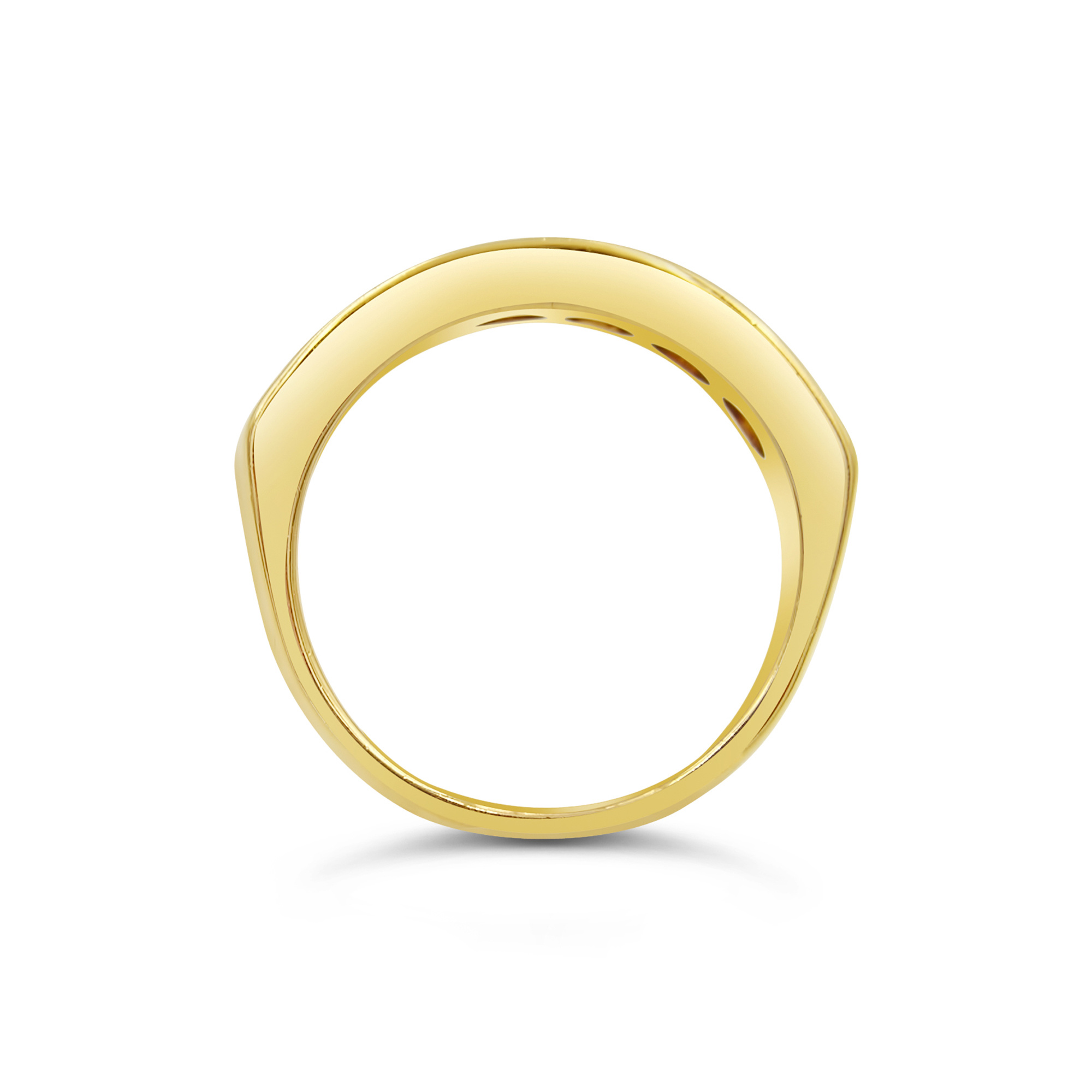 18k geel goud ring met 1.29 ct diamanten