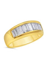 18k geel goud ring met 1.38 ct diamanten