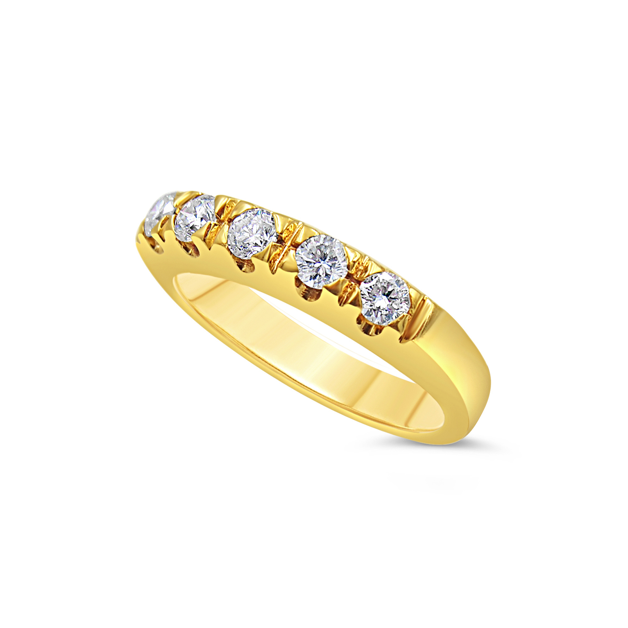 18k geel goud ring met 0.35 ct diamanten