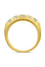 18k yellow gold ring with 0.35 ct diamonds
