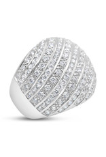 Elini 18kt white gold ring with zirconia