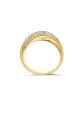 18k geel goud ring met 1,10 ct diamanten