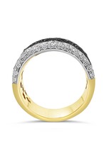 Casa Gi 18k geel & wit goud ring met 1,10 ct diamanten