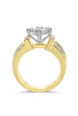 18k geel goud ring met 1,20 ct diamanten