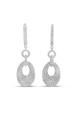 18k white gold earrings with 1,35ct diamonds