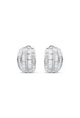 18k white gold earrings with 3,62ct diamonds