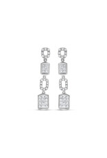 18k white gold earrings with 1,46ct diamonds