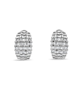 18k white gold earrings with 2,56ct diamonds