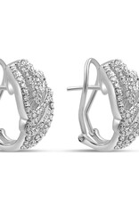 18k white gold earrings with 3,02ct diamonds