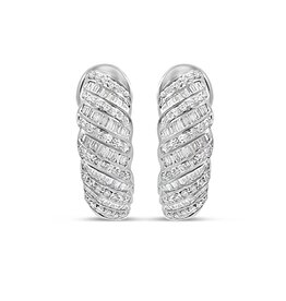 18k white gold earrings with 2,52ct diamonds