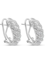 18k white gold earrings with 2,52ct diamonds