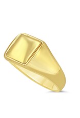 18k yellow gold men's ring