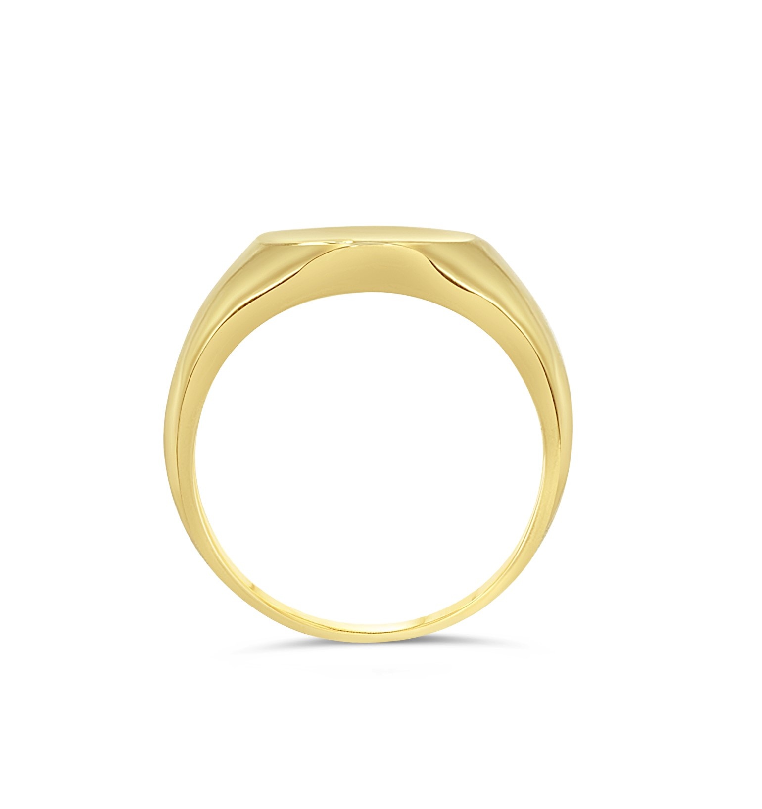 18k yellow gold men's ring