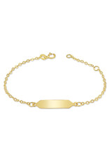 18k geel goud baby armband