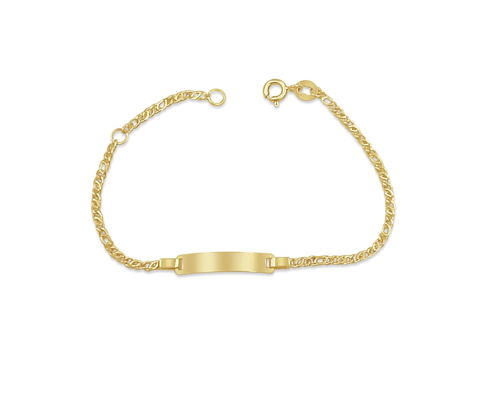 18k geel goud baby armband
