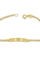 18k geel goud baby armband