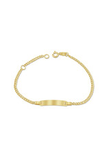 18k geel goud baby armband