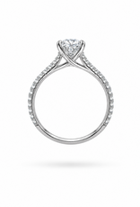 18k wit goud verlovingsring met 2,55ct lab diamanten