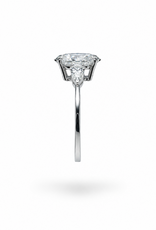 18k wit goud verlovingsring met 2,39 ct lab diamanten