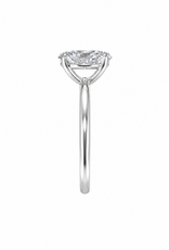 18k wit goud verlovingsring met 1,05 ct lab diamant