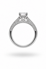18k wit goud verlovingsring met 1,44 ct lab diamanten