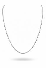 18k white gold venetian box chain