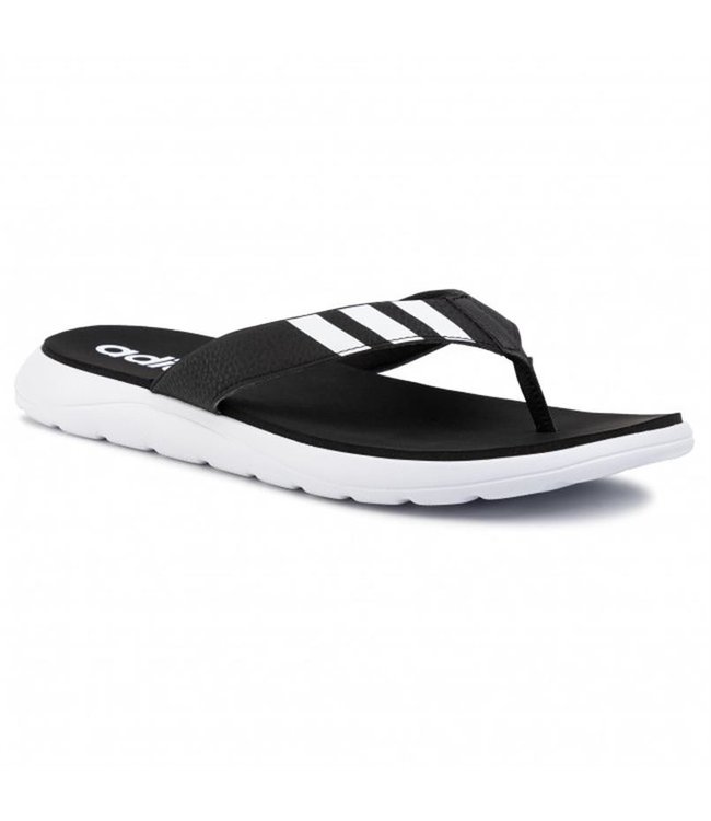 adidas slippers zwart wit