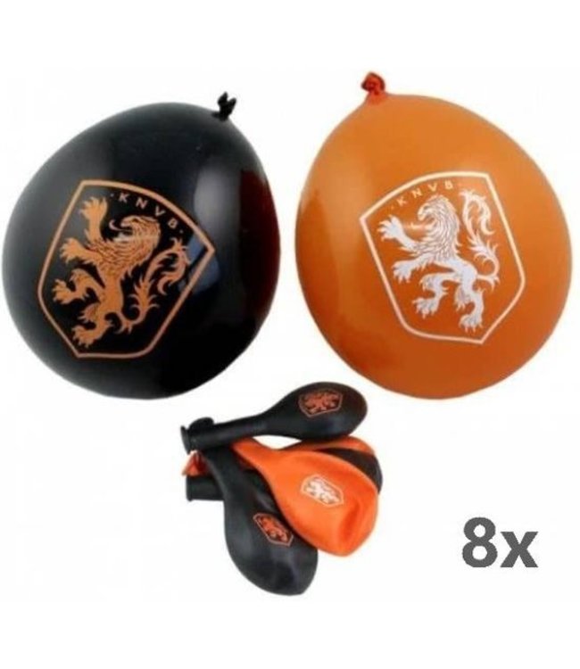 HOLLAND Oranje KNVB Ballonnen 8 stuks