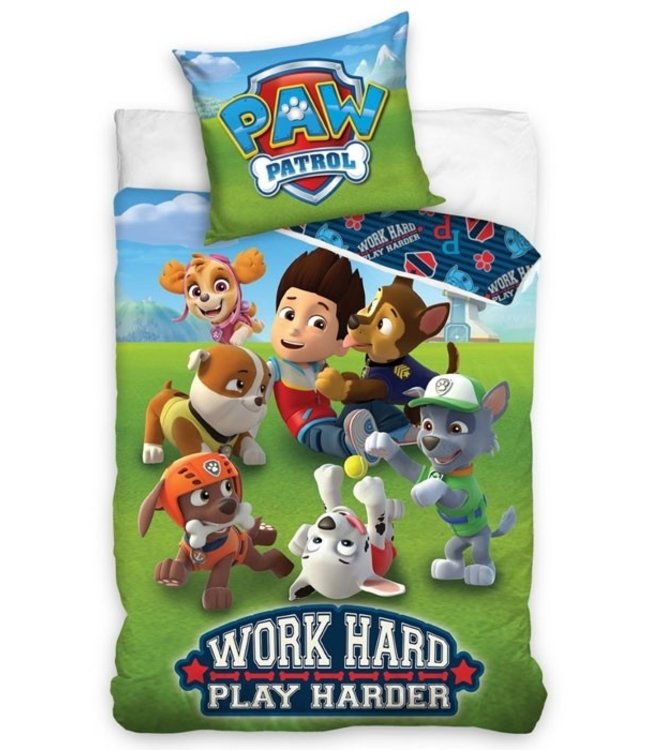 Gedrag Stal prijs PAW PATROL Dekbedovertrek Word Hard 964 - GIGAFAN