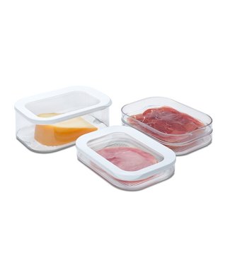 MEPAL Voordeelset Kaasdoos en Vleeswarenbox 3 laags