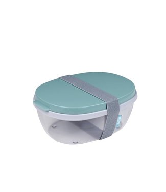 MEPAL Saladebox ellipse - nordic Green