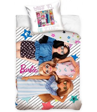 Barbie Dekbedovertrek 140 x 200 cm Sunshine