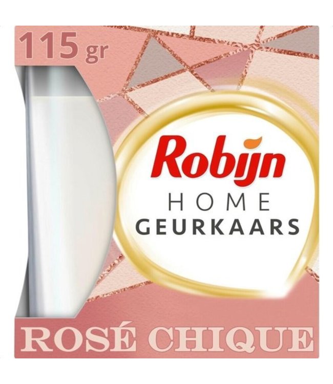 Robijn Geurkaars - Rosé Chique 115 gr.