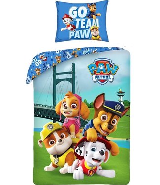 PAW Patrol Dekbedovertrek Go Team PAW - Eenpersoons - 140 x